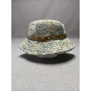 Helen Welsh Wool Bucket Hat Made in Italy Tweed Multicolor Unisex One Size